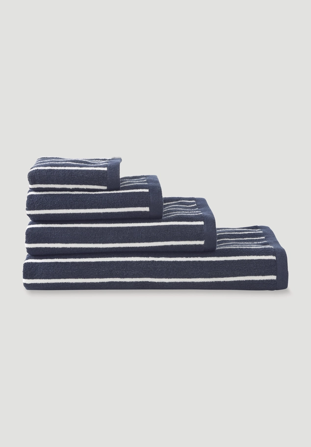 Terry cloth towel stripes made of pure organic cotton
