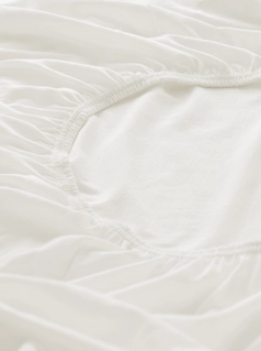 Jersey fitted sheet made from pure organic cotton