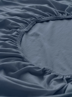 Jersey Spannbettlaken aus reiner Bio-Baumwolle