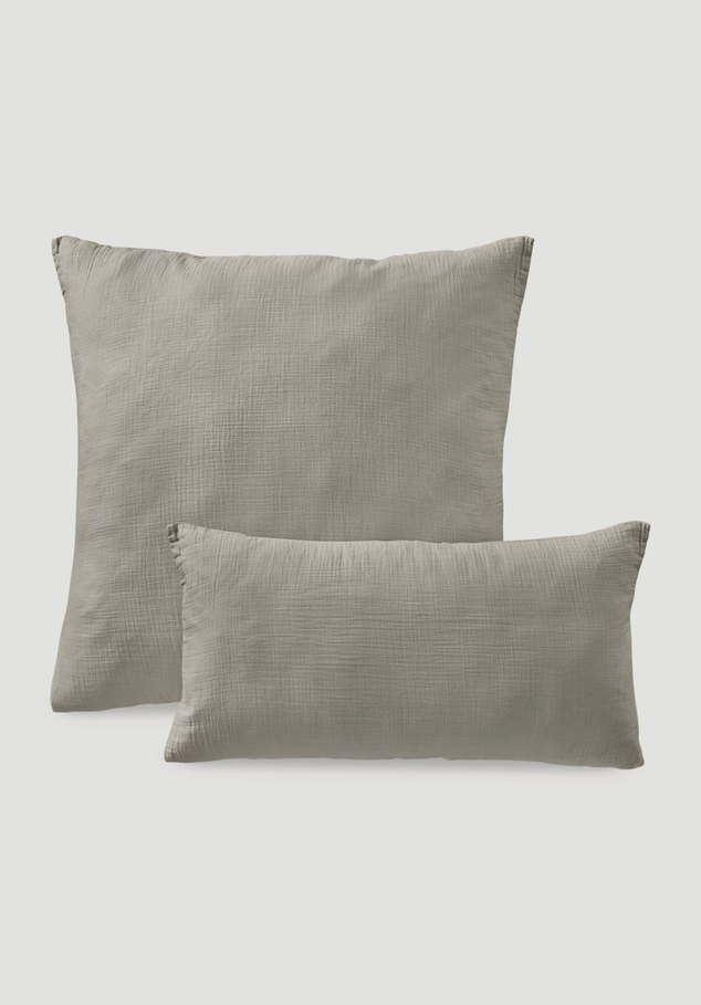 Pure organic cotton muslin cushion cover