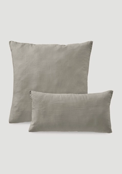 Pure organic cotton muslin cushion cover