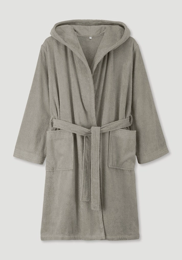 Short bathrobe Relaxed made of pure organic cotton