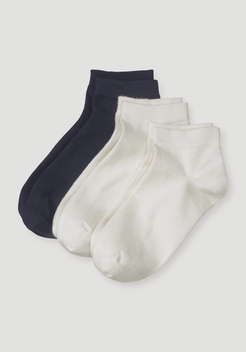 Sneaker Socke im 3er-Pack aus Bio-Baumwolle - 0