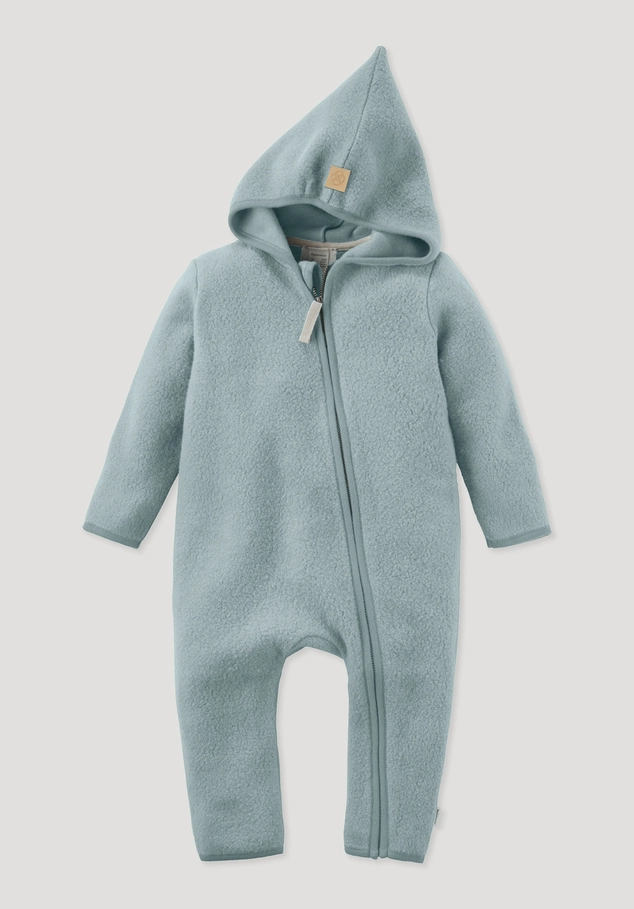 Fleece overall made of pure organic cotton