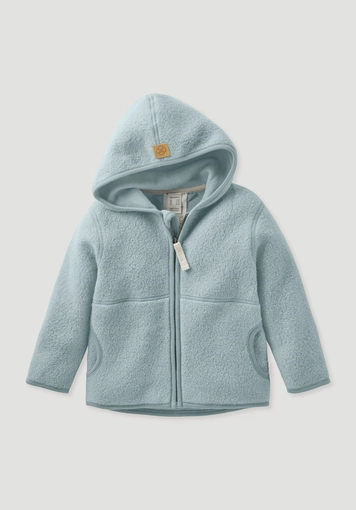 Fleece jacket made of pure organic cotton Fleece jacket made of pure organic cotton