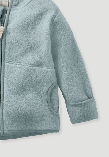 Fleece jacket made of pure organic cotton - 2