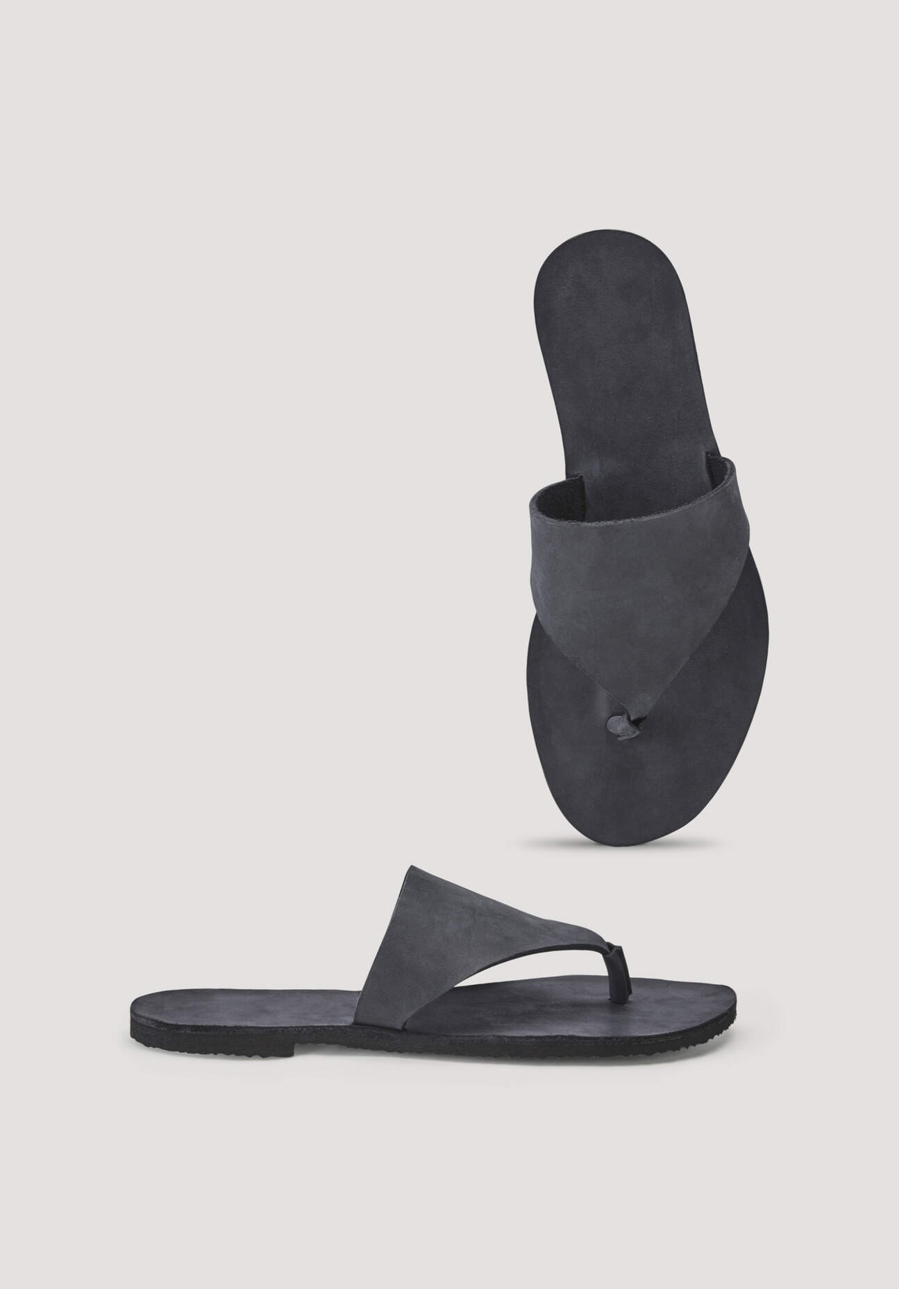 Thumbnail - hessnatur Damen Leder Pantolette - schwarz - Größe 41