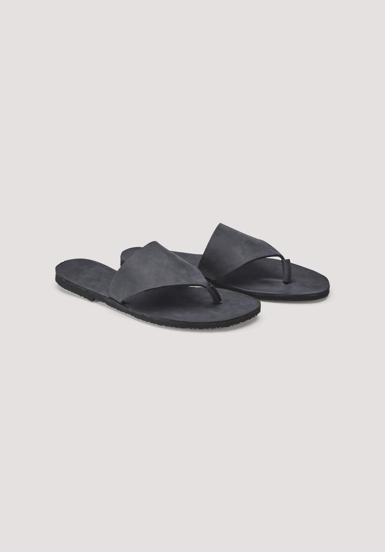 Thumbnail - hessnatur Damen Leder Pantolette - schwarz - Größe 41
