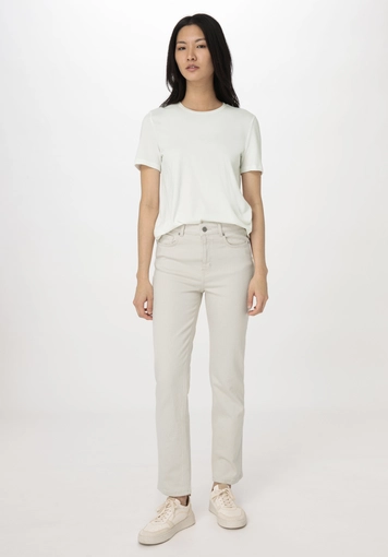 Jeans BEA High Rise Straight aus Bio-Denim mit Hanf - 0