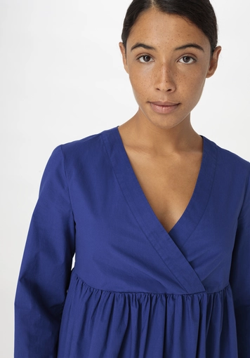Brushed Popeline Kleid Mini Relaxed aus reiner Bio-Baumwolle - 1