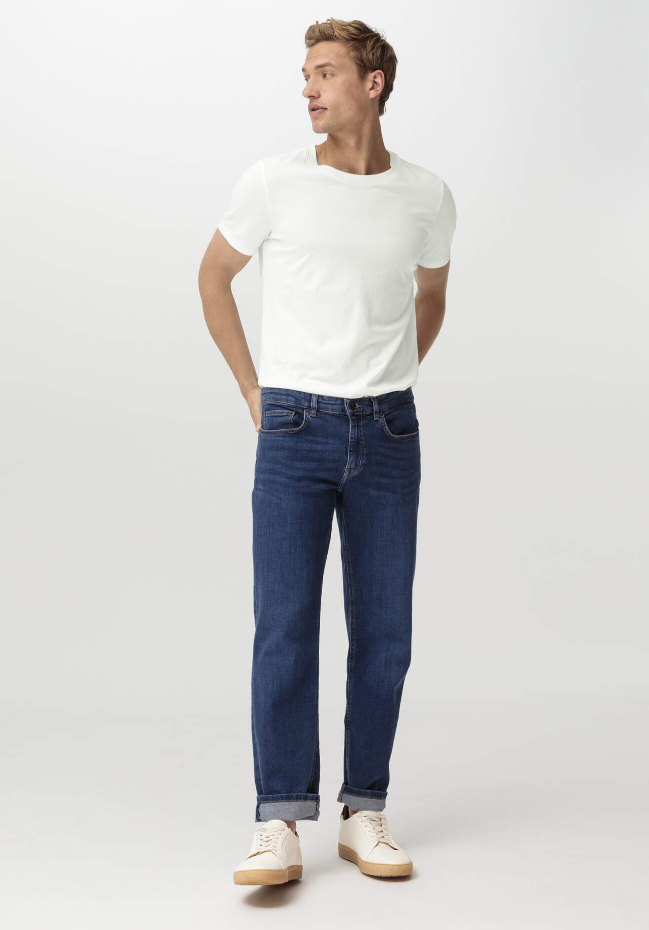 Thumbnail - hessnatur Herren Jeans BEN Regular Straight aus Bio-Denim - blau - Größe 33/30