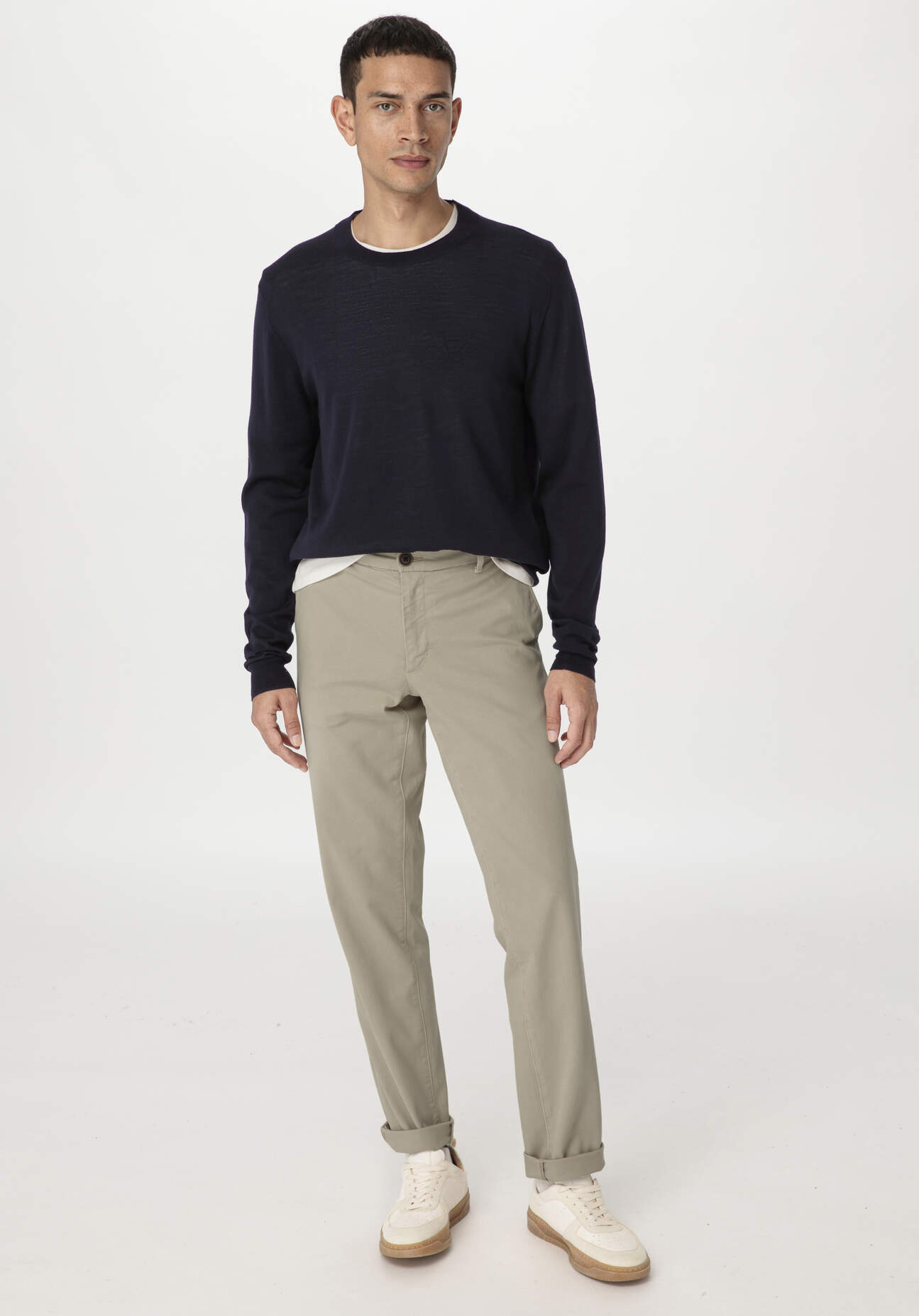 hessnatur Herren Chino LENN Regular aus Bio-Baumwolle - beige Grösse48