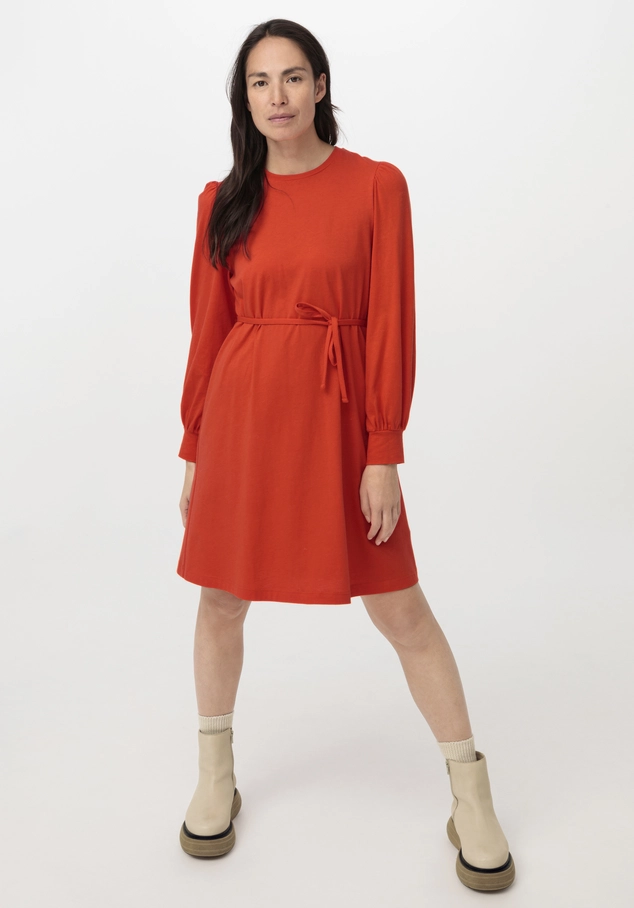 hessnatur, Mini dress made of organic cotton with organic merino wool