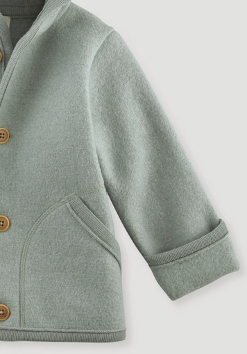 Wool boiled jacket made of pure organic merino wool - 3