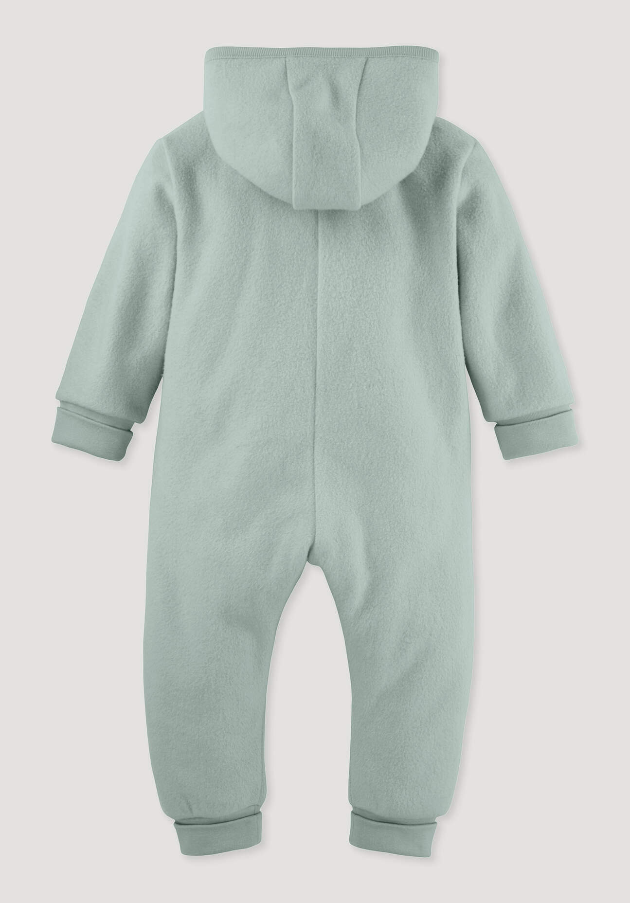 Thumbnail - hessnatur Baby Softfleece Overall aus Bio-Baumwolle - grün - Größe 74/80
