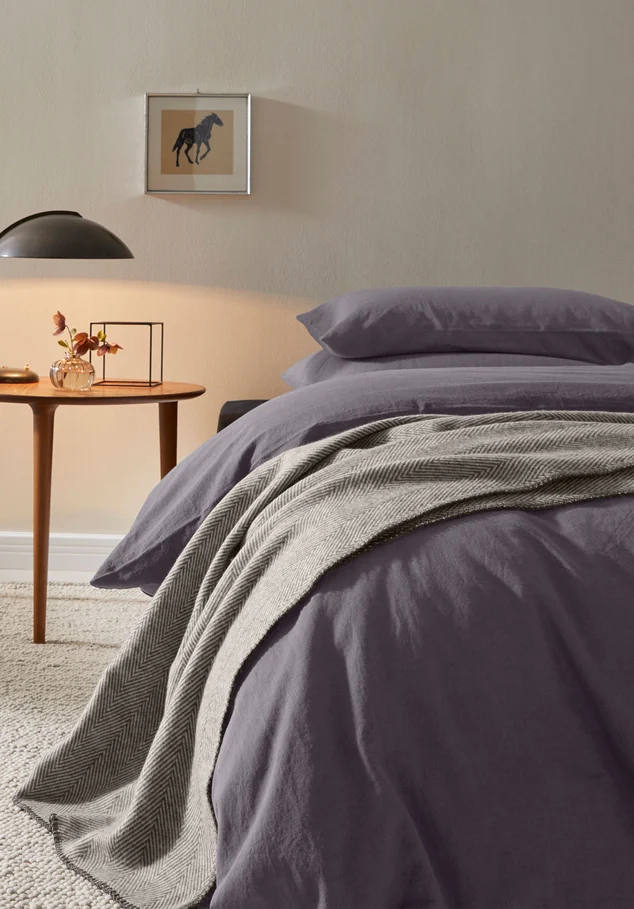 MERLE blanket made of pure organic cotton