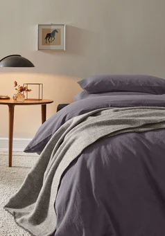 MERLE blanket made of pure organic cotton