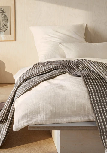 Pure organic cotton muslin bedding set - 0
