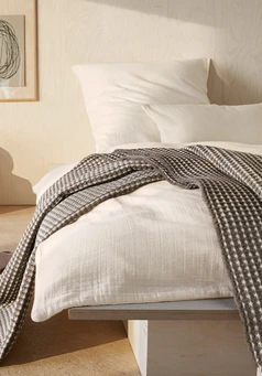 Pure organic cotton muslin bedding set