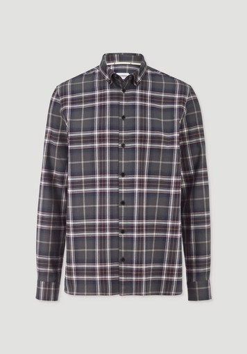 Flannel Check Shirt Regular made from pure organic cotton