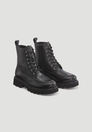 Schnürboots aus chromfrei gegerbtem Leder - 1