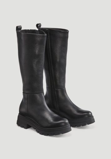 Long boots made of chrome-free tanned leather - 3