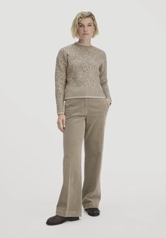 Wide-leg relaxed corduroy trousers made from organic cotton