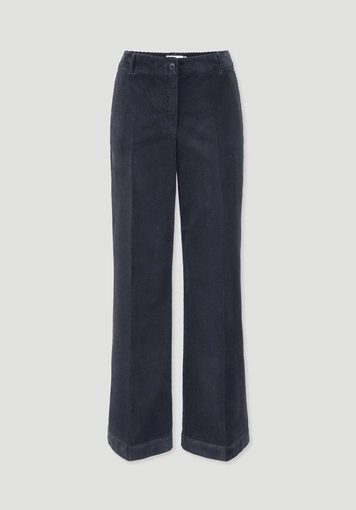 Wide-leg relaxed corduroy trousers made from organic cotton - 5