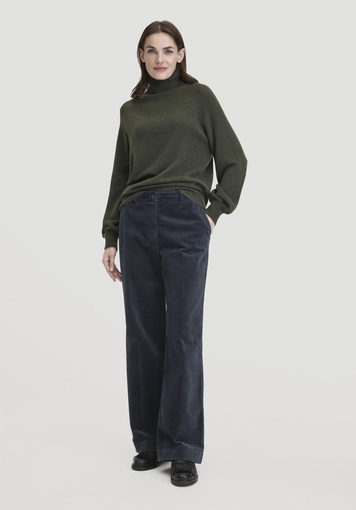 Cordhose Wide Leg Relaxed aus Bio-Baumwolle - 0