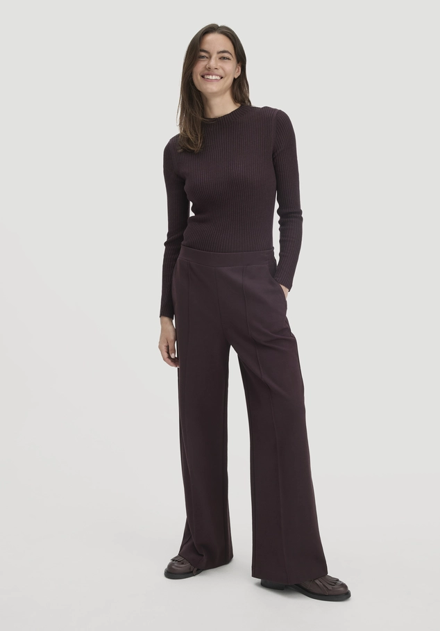 Jersey Hose Wide Leg Relaxed aus Bio-Baumwolle