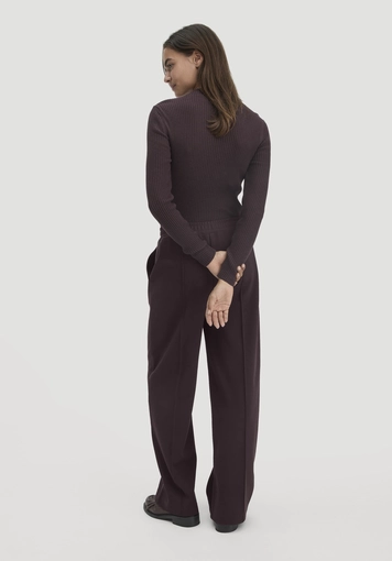 Jersey Hose Wide Leg Relaxed aus Bio-Baumwolle - 1