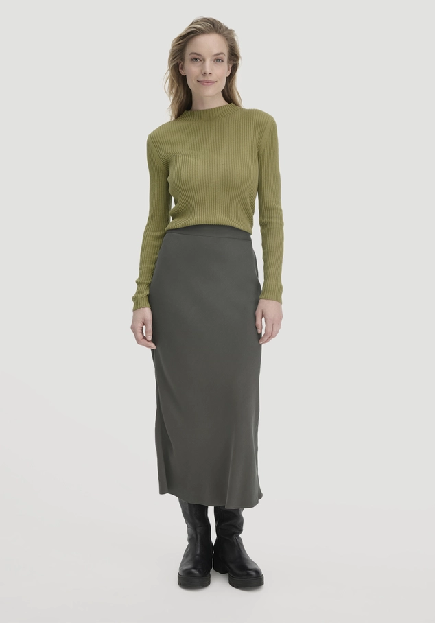 Rock Midi Regular aus reiner LENZING™ ECOVERO™ Viskose