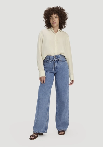 Jeans ALVA Wide Leg Soft aus Bio-Baumwolle mit TENCEL™ Lyocell - 0