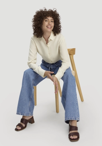Jeans ALVA Wide Leg Soft aus Bio-Baumwolle mit TENCEL™ Lyocell - 3