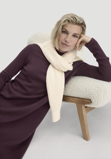 Relaxed knit dress made from TENCEL™ Lyocell with organic cotton - 4
