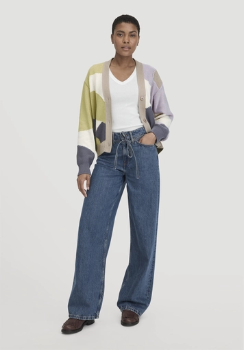 Strick Jacke Relaxed aus reiner Bio-Baumwolle - 1