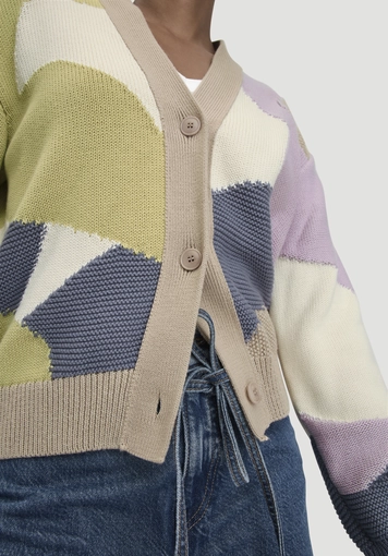 Strick Jacke Relaxed aus reiner Bio-Baumwolle - 3