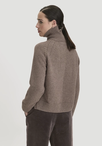 Strick Pullover Relaxed aus Bio-Merinowolle mit Bio-Baumwolle - 2