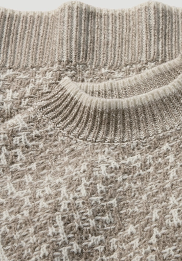 Relaxed knit sweater BETTER RECYCLING made from pure organic merino wool - 6