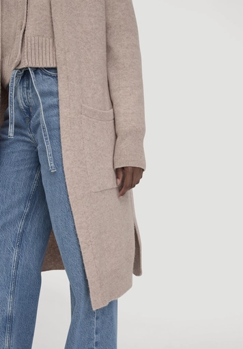 Strick Jacke Relaxed aus Bio-Merinowolle mit Bio-Baumwolle - 2