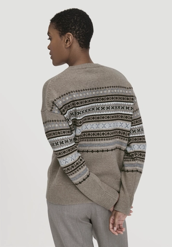 Strick Pullover Relaxed BETTER RECYCLING aus reiner Bio-Merinowolle - 2