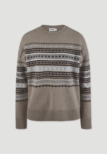 Relaxed knit sweater BETTER RECYCLING made from pure organic merino wool - 5