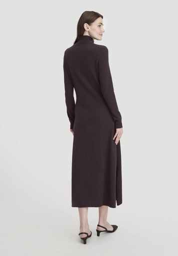 Regular knit dress made of organic merino wool with cashmere - 1