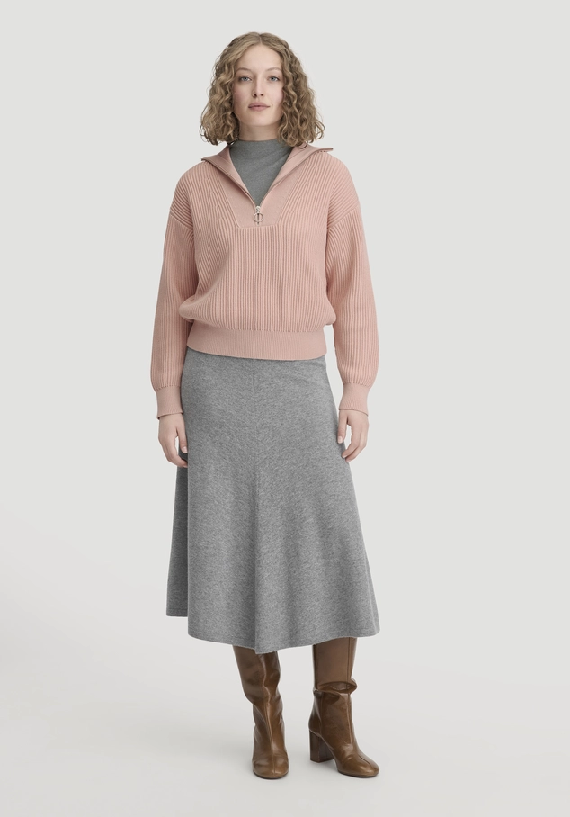 Strick Rock Midi Regular aus Bio-Merinowolle mit Cashmere