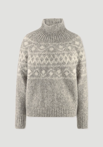 Strick Pullover Relaxed aus Alpaka mit Bio-Baumwolle - 4