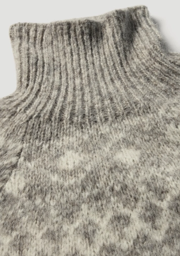 Strick Pullover Relaxed aus Alpaka mit Bio-Baumwolle - 5