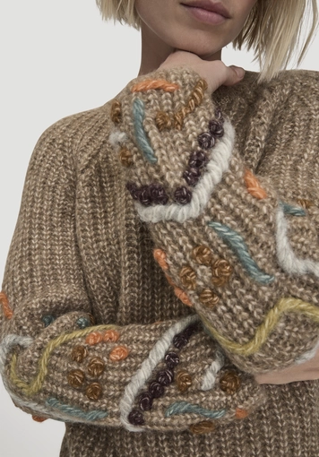 Strick Pullover Relaxed aus Alpaka mit Bio-Baumwolle - 3
