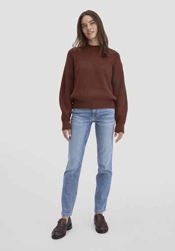Knitted sweater Relaxed made of pure organic cotton - 1
