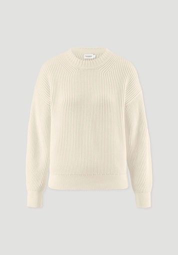 Knitted sweater Relaxed made of pure organic cotton Knitted sweater Relaxed made of pure organic cotton