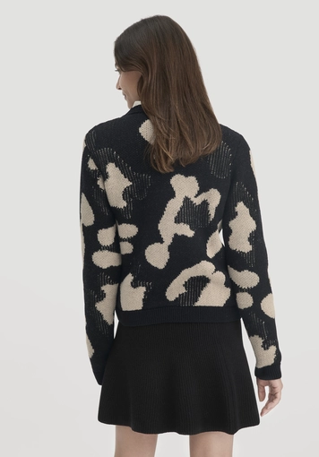 Relaxed knitted pullover made from organic cotton and organic merino wool - 2